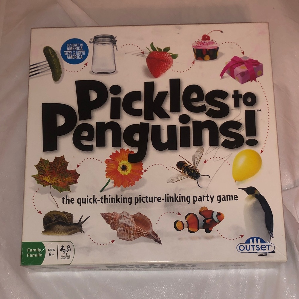 Pickles to Penguins! Party Picture-Linking Game - White Box